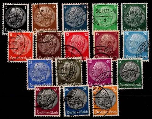 Deutsches Reich 512-528 gestempelt #OP548