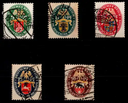 Deutsches Reich 425-429 gestempelt #OP531