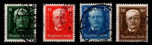 Deutsches Reich 403-406 gestempelt #OP530