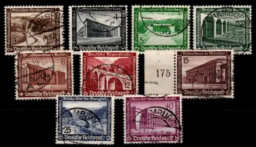 Deutsches Reich 634-642 gestempelt #OP577