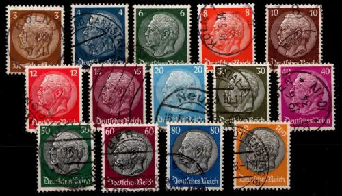 Deutsches Reich 482-495 gestempelt #OP546