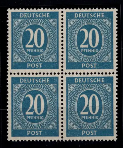 Alliierte Besetzung 924 d postfrisch 4er Block, Befund Arge #OR338