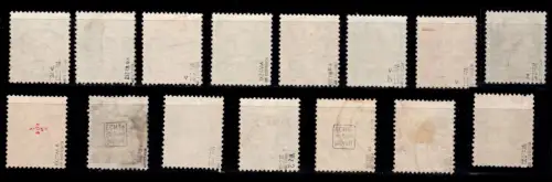 DDR 327-341 gestempelt geprüft Weigelt BPP #OR383