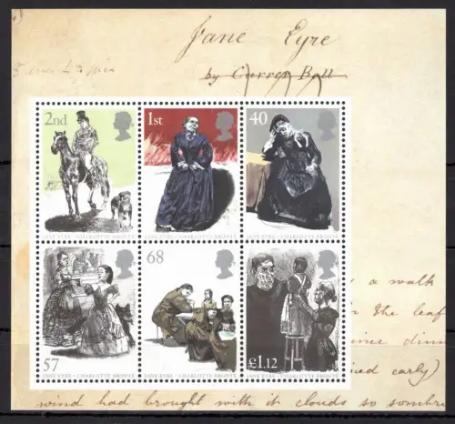 Großbritannien Block 22 postfrisch Schriftsteller #OE256