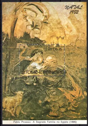 Sao Tome e Principe Block 106 postfrisch Picasso #OE262