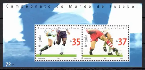 Angola Block 100 postfrisch Fußball #OE275
