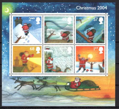 Großbritannien Block 21 postfrisch Weihnachten #OE255