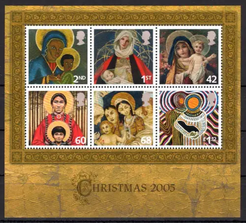 Großbritannien Block 29 postfrisch Weihnachten #OE302