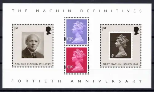 Großbritannien Block 37 postfrisch Kunst #OE313