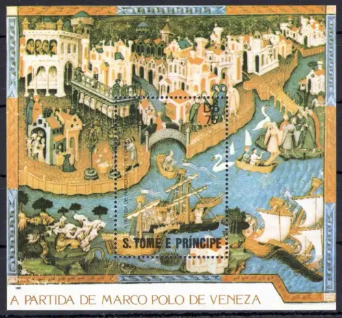 Sao Tome e Principe Block 99 postfrisch Schifffahrt #OE261