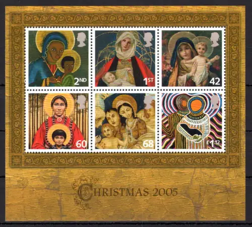 Großbritannien Block 29 postfrisch Weihnachten #OE251