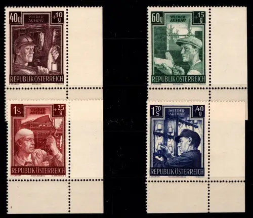 Österreich 960-963 postfrisch Eckrand ur #OM566