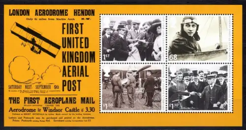 Großbritannien Block 68 postfrisch Post #OE312