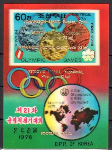 Korea Blöcke 37 postfrisch Olympische Spiele #OE289