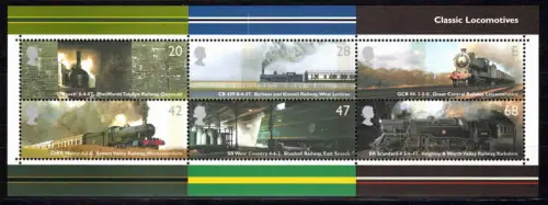Großbritannien Block 18 postfrisch Lokomotive #OE309