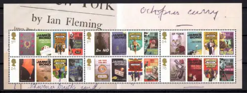 Großbritannien Block 42 postfrisch Schriftsteller #OE305