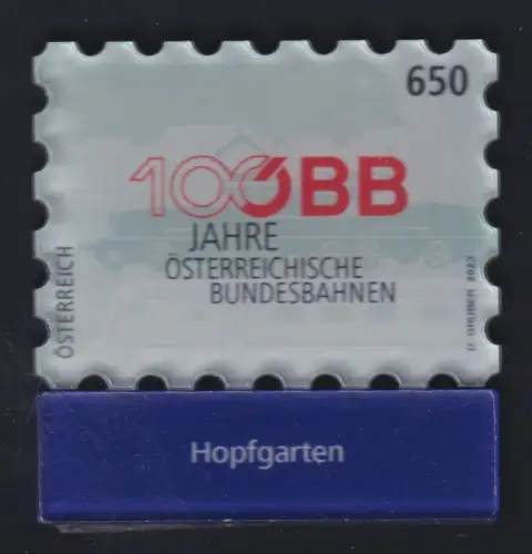Österreich 3749 postfrisch Digitaldr. und Siebdr. auf Acrylglas #ON438