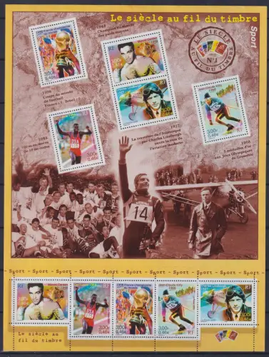 Frankreich 3453–3457 postfrisch als Kleinbogen #ON416