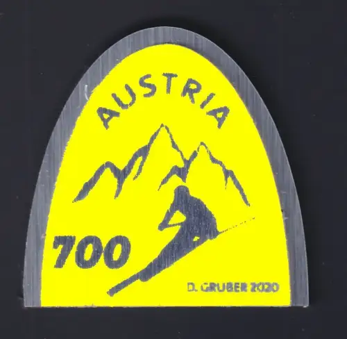 Österreich 3561 postfrisch Siebdr. auf Aluminiumverbundmaterial #ON437