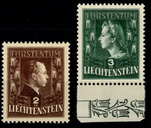 Liechtenstein 238-239 postfrisch Fürstenpaar #OM012