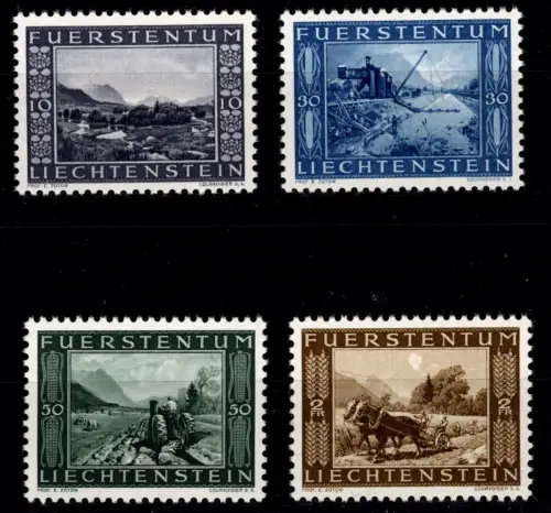 Liechtenstein 218-221 postfrisch #OM011