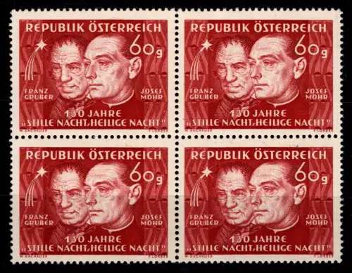 Österreich 928 postfrisch als 4er Block #OM121