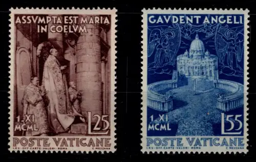 Vatikan 178-179 postfrisch #OM033