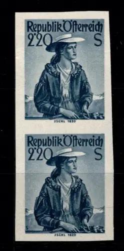 Österreich 978 U postfrisch als senkr. Paar #OM018