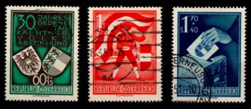 Österreich 952-954 gestempelt #OM146