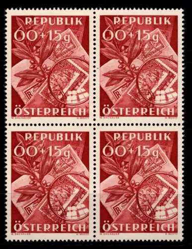 Österreich 946 postfrisch als 4er Block #OM137