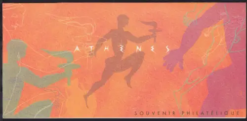 Frankreich Block 41 postfrisch in Klappkarte, Olympiade Athen #OM081