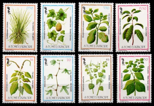 Sao Tome e Principe 861-868 postfrisch Pflanzen #OM195