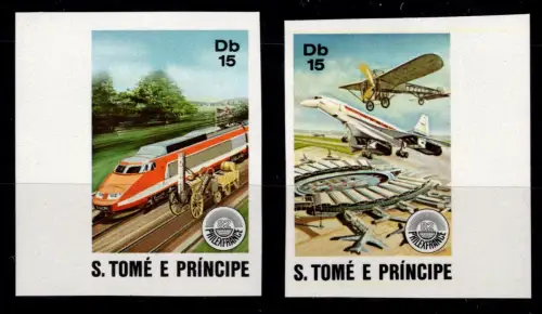 Sao Tome e Principe 762-763 B postfrisch Transport #OM206