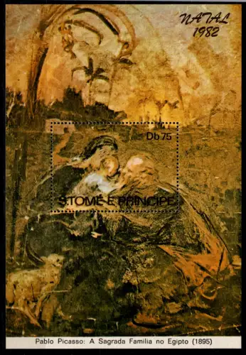 Sao Tome e Principe Block 106 A postfrisch Picasso #OM211