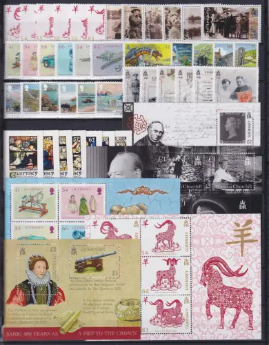 Guernsey Jahrgang 2015 postfrisch #OP837