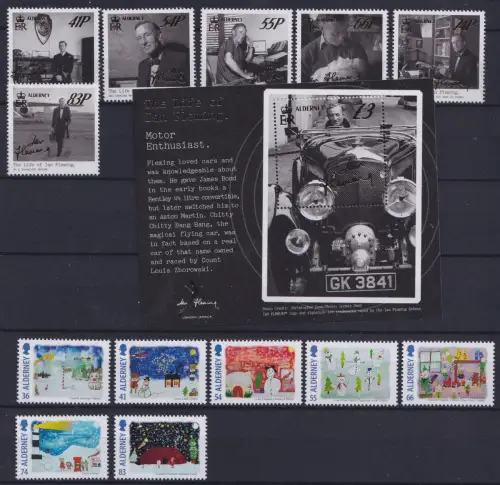 Großbritannien Guernsey Alderney postfrisch Jahrgang 2014 #OP856