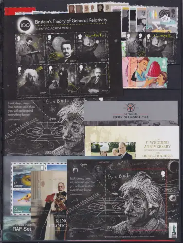 Großbritannien Jersey Jahrgang 2016 postfrisch mit den Hauptnr. komplett #OP874