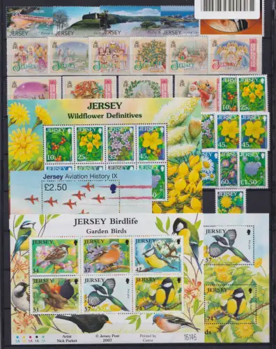 Großbritannien Jersey Jahrgang 2007 postfrisch in den Hauptnr. komplett #OP865