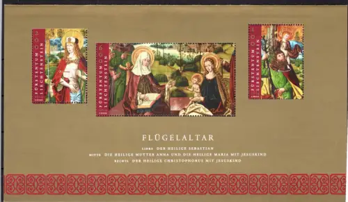 Liechtenstein Block 25 postfrisch Flügelaltar #OM265