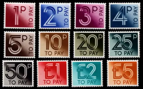 Großbritannien Porto 89-100 postfrisch #OM249