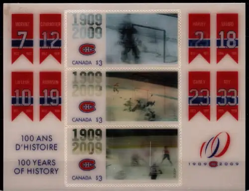 Kanada Block 116 postfrisch Eishockey #OM264