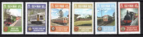 Isle of Man 1860-1865 postfrisch Eisenbahn #OE037