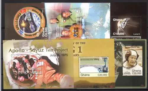 Ghana 3898-3903, 3910-3913, Block 478-480 postfrisch Kleinbögen #OE147