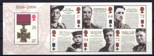 Großbritannien 2440-2445 postfrisch Kleinbogen / Geschichte #OE247
