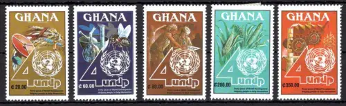 Ghana 1496-1500 mit Falz Vereinte Nationen #OE159