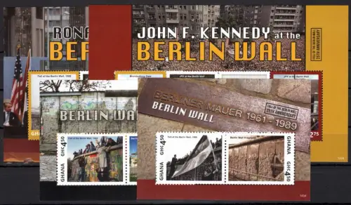 Ghana 4459-4466, Block 549 und 550 postfrisch Kleinbogensatz / Geschichte #OE185