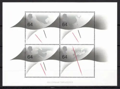 Großbritannien Block 8 postfrisch Jahrtausendwende #OE217