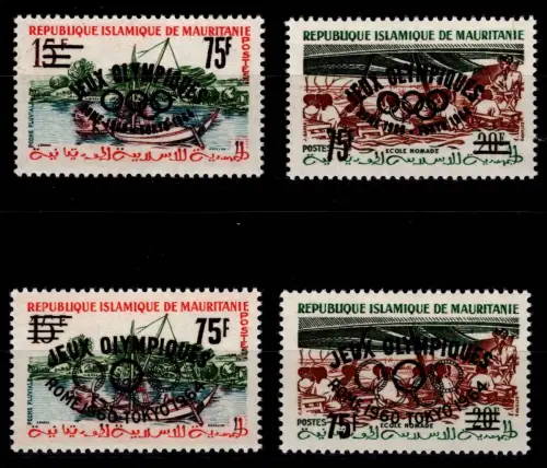 Mauretanien I+II (170-171 Aufdruck) postfrisch #OM500