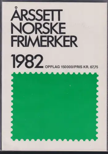Norwegen Jahresmappe 1982 postfrisch #OM533