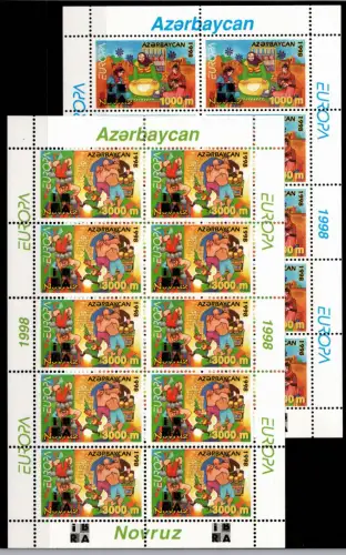 Aserbaidschan 438-439 postfrisch als Kleinbögen, CEPT #OM529